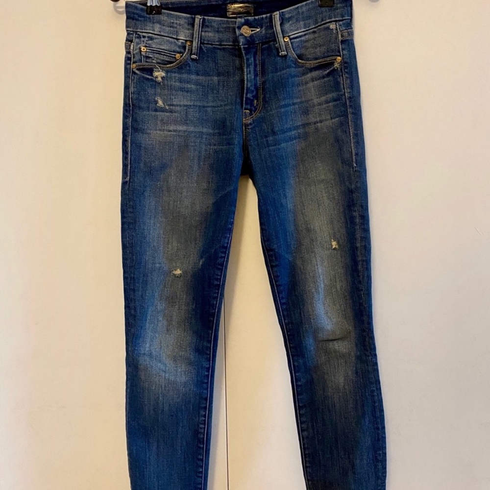 Mother crop jeans